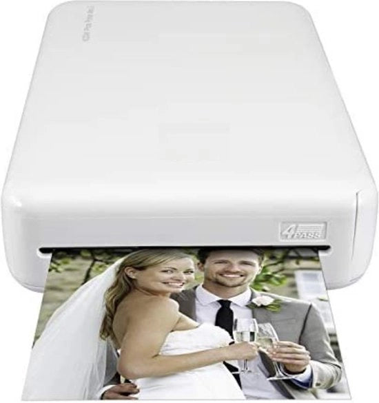 Stampante Fotografico per Smartphone - Fotoprinter Mobili - Fotoprinter Portatile - Bianco