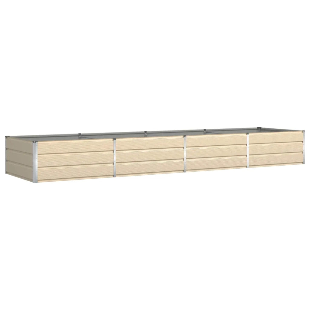 Fioriera Avorio 385 x 100 x 45 cm Acciaio zincato