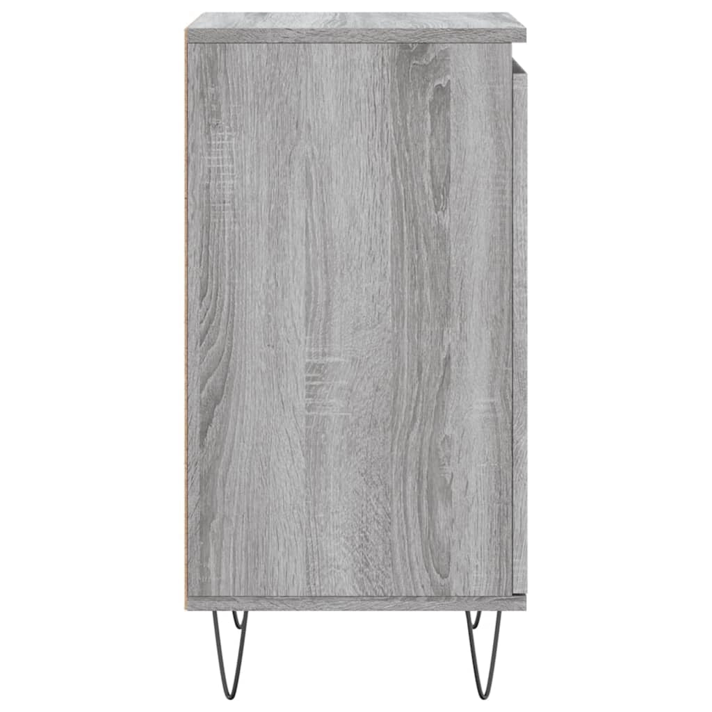 Buffet credenza cassettiera armadio mobile contenitore organizer cucina soggiorno Sonoma 40 x 35 x 70 cm legno ingegnerizzato grigio 02_0036355