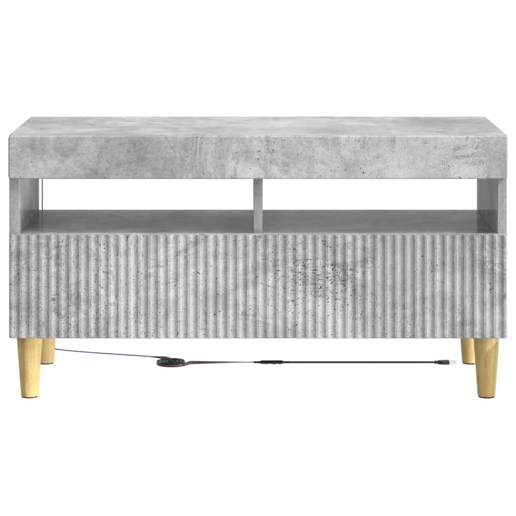 Mobile TV LED Grigio Cemento Legno ingegnerizzato 896778