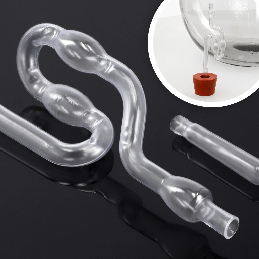 Tubo di fermentazione in plastica KADAX per damigiane di vino e liquori
