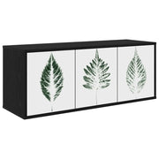 Mobile TV da Parete HANAU 102 x 33 x 40 cm Rovere Nero 8007182