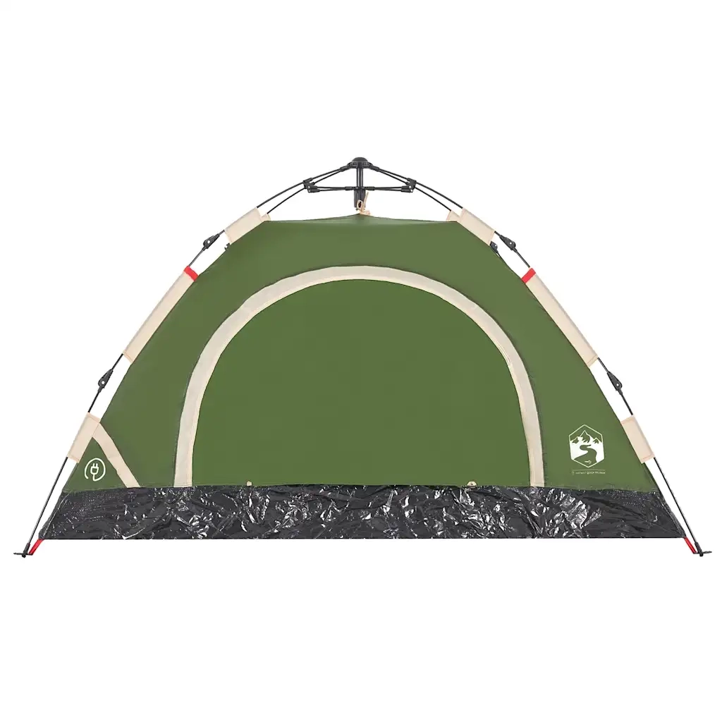 Tenda da Campeggio 2 Persone Verde a Rilascio Rapido 4004161
