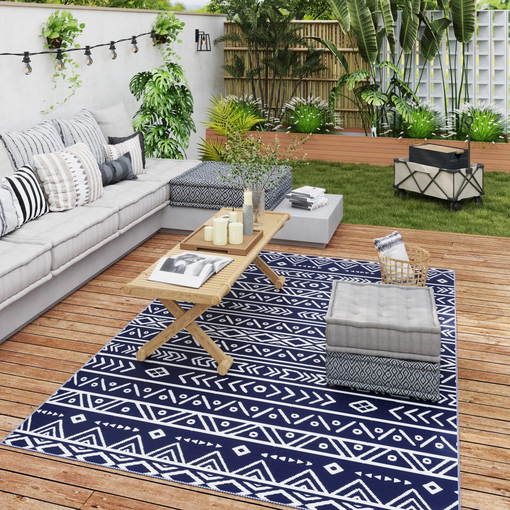 Tappeto da esterno robusto e resistente alle intemperie ¨C zephmum ¨C stile boho