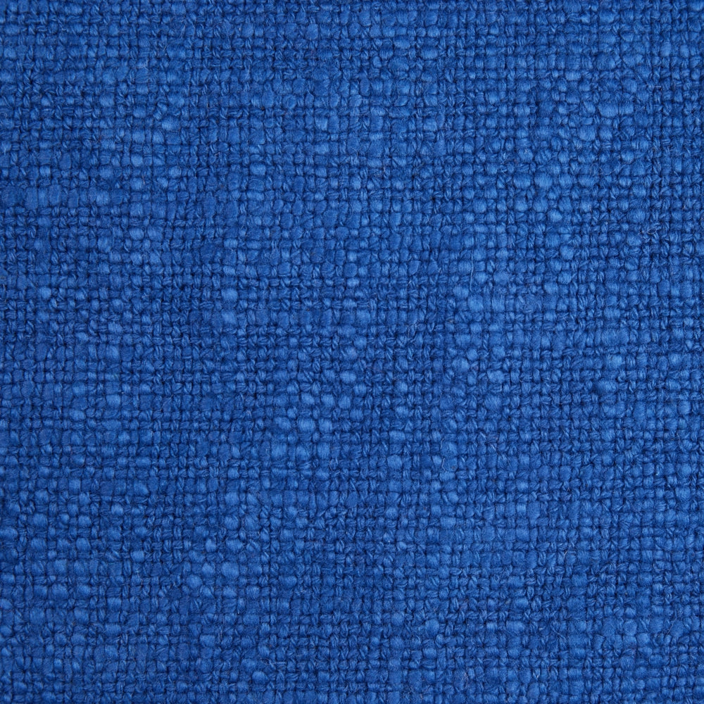 Set di 2 cuscini decorativi blu marino in cotone 35 x 50 cm con frange