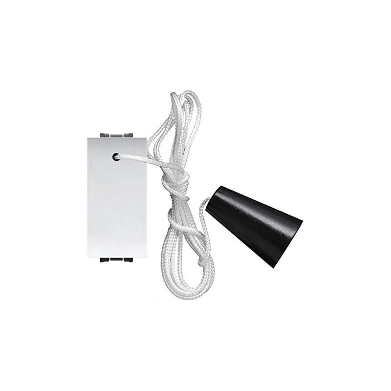 PULSANTE UNIPOLARE A TIRANTE 'MYLIFE' 16A 250V 1P/NO - Bianco - EC ELETTROCANALI