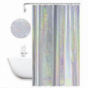 Trade Shop - Tenda Doccia Vasca Bagno Effetto Paillettato Iridescente 12 Ganci 180x180cm 87189 -