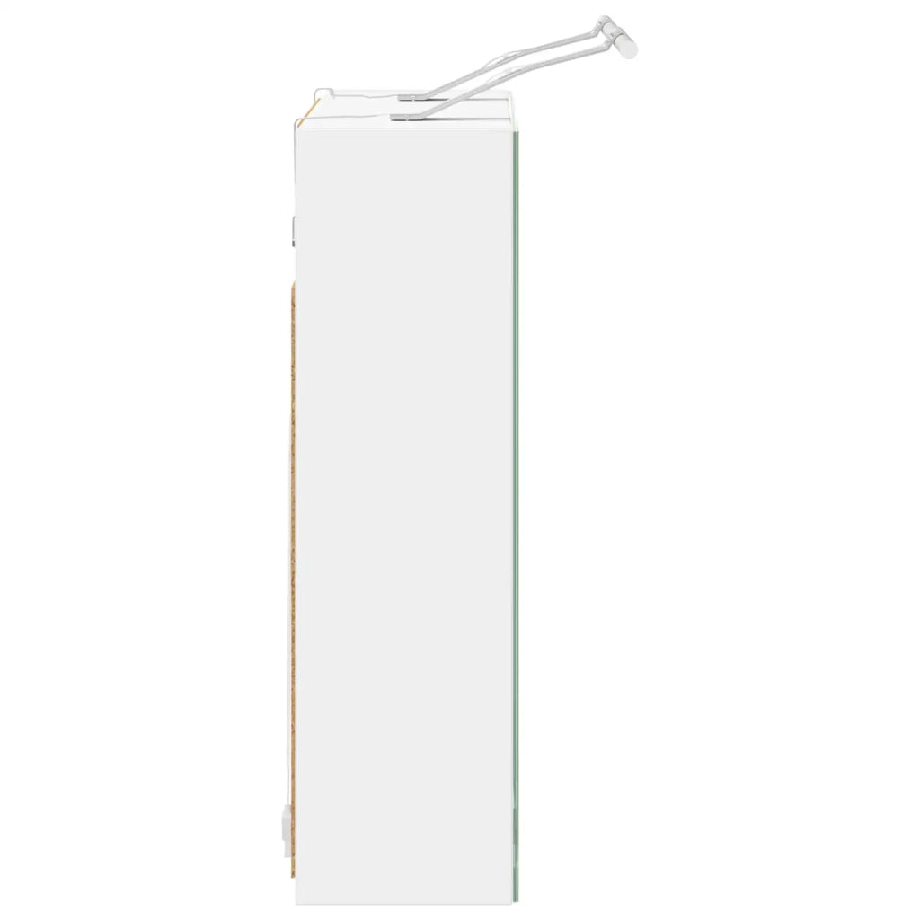 Mobiletto per specchio da bagno Bianco 60 x 14,5 x 50 cm