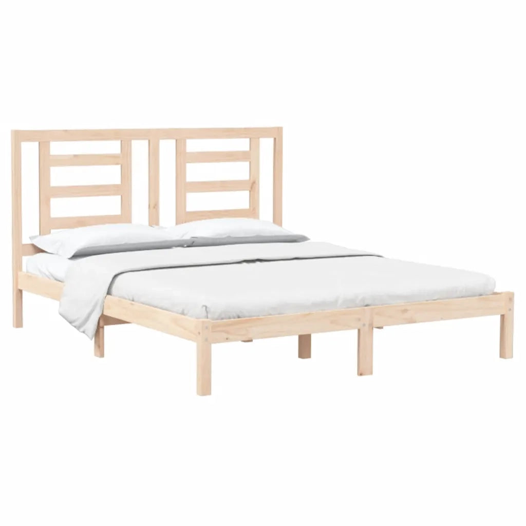 Giroletto senza Materasso 160x200 cm in Legno Massello di Pino 3104358