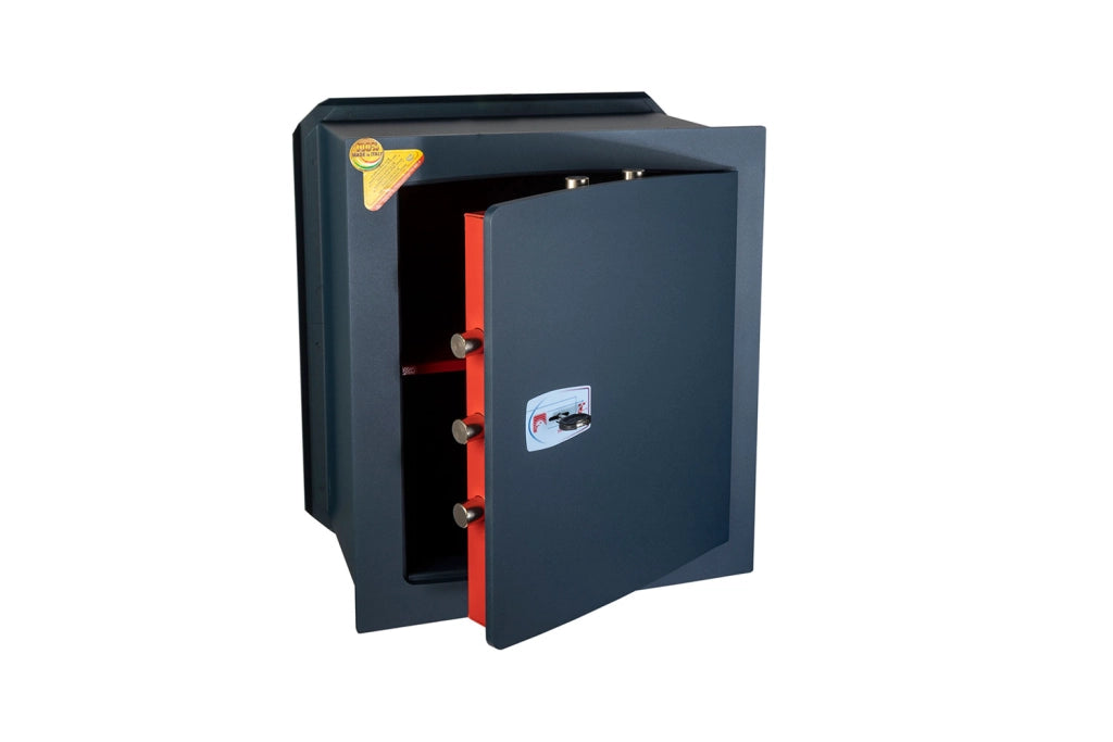 Cassaforte a Muro Technomax GK/4 Chiave a Doppia Mappa Porta 10 mm