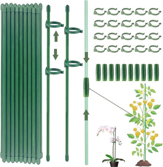 Supporti per Orchidee e Piante da Interno - 50 pezzi di Supporti per Piante e Aiuti alla Crescita
