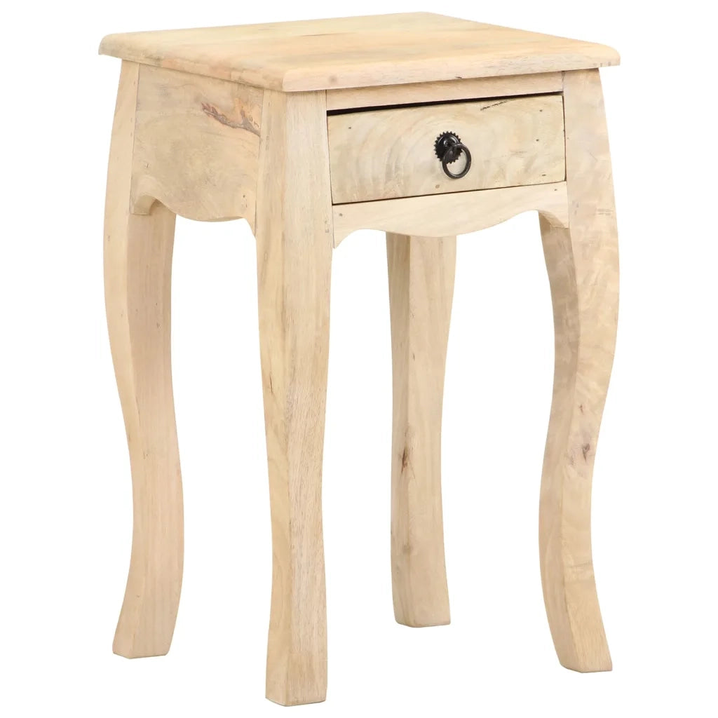 Comodino 28x28x46 cm in Legno Massello di Mango cod mxl 30896