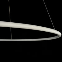 Lampada pendente Modern in Metallo Nola Bianco