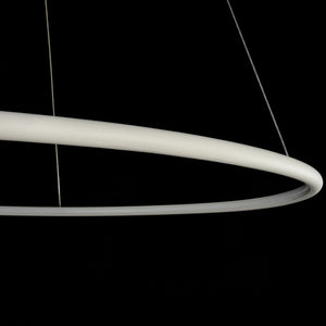 Lampada pendente Modern in Metallo Nola Bianco