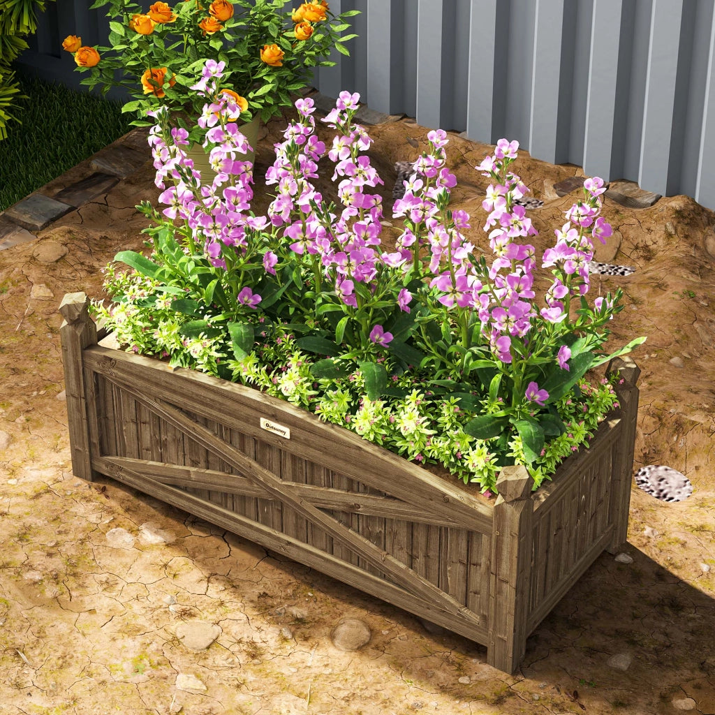Giardiniera in legno ¨C zephmum ¨C marrone scuro 90x39x37