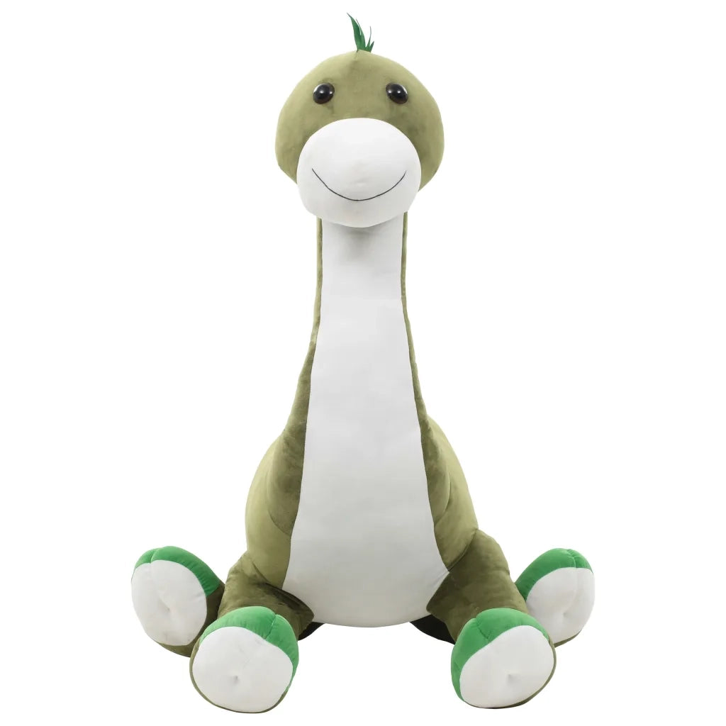 Giocattolo di Peluche Dinosauro Brontosaurus Verde