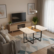 Tavolo da pranzo estensibile in legno - Xylo - Per 4-6 persone, design moderno e compatto