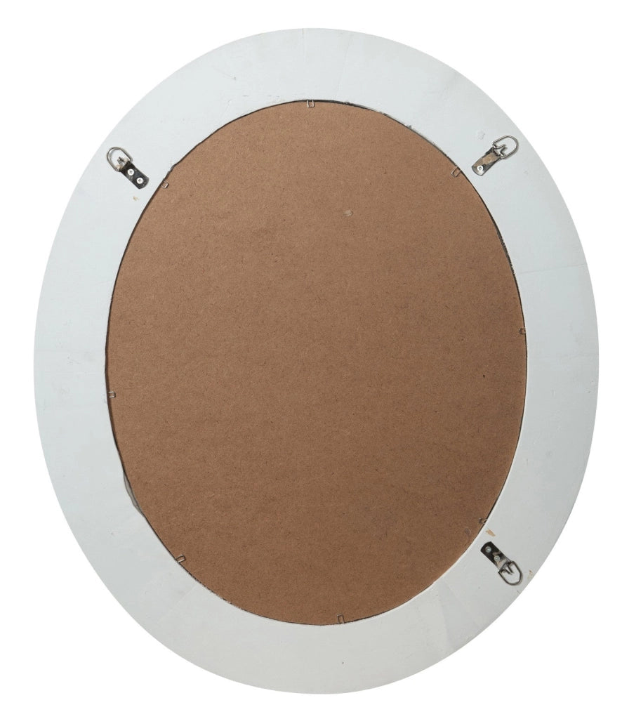 Biscottini Specchiera da appendere verticale/orizzontale L54xPR4xH64 cm. finitura bianco anticato