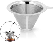 Filtro per caffè in acciaio inossidabile per macchinette a immersione per caffè