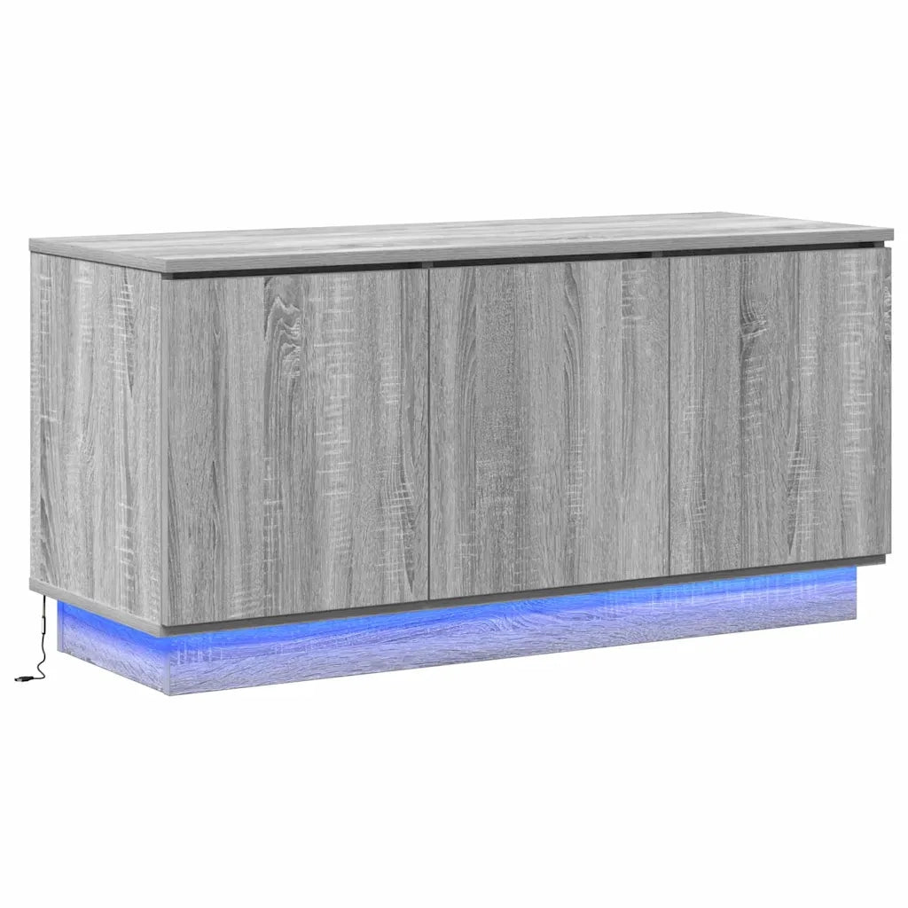 Mobile TV Grigio Sonoma 100 x 38 x 49 cm Legno multistrato 869671