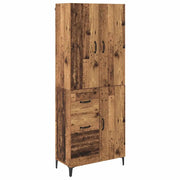Credenza | Madia | Buffet da pranzo | Armadio da pranzo Legno vecchio 69,5 x 34 x 180 cm Legno multistrato