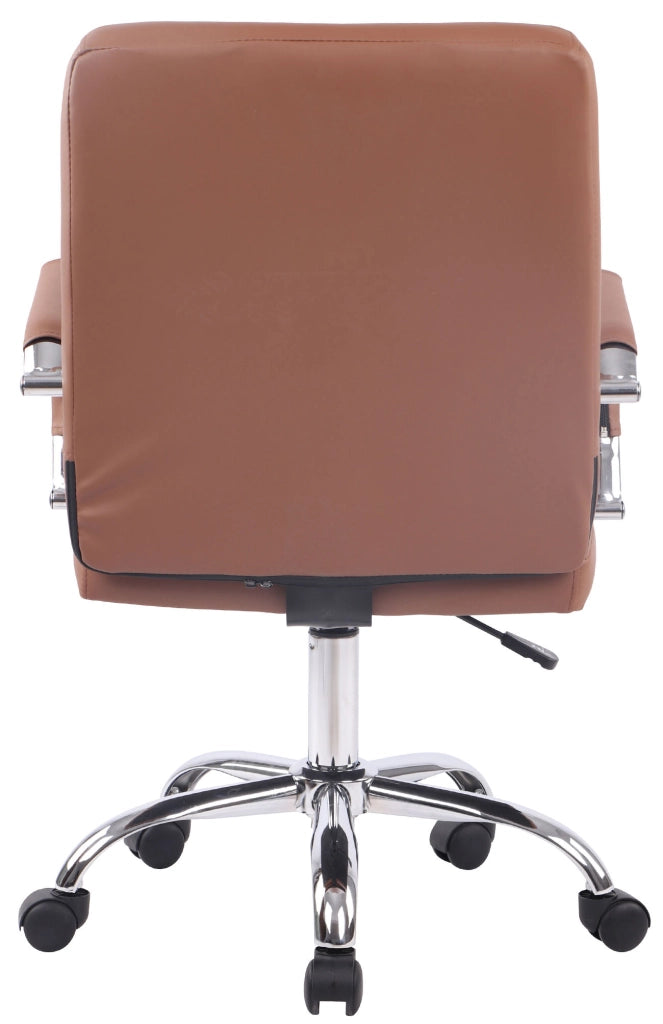 Sedia da ufficio Deli PRO in similpelle marrone chiaro