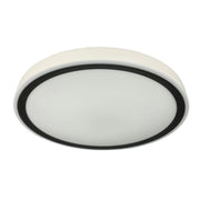 Plafoniera LED Vegas 30cm 18W nera 4000K IP54 Light Prestige