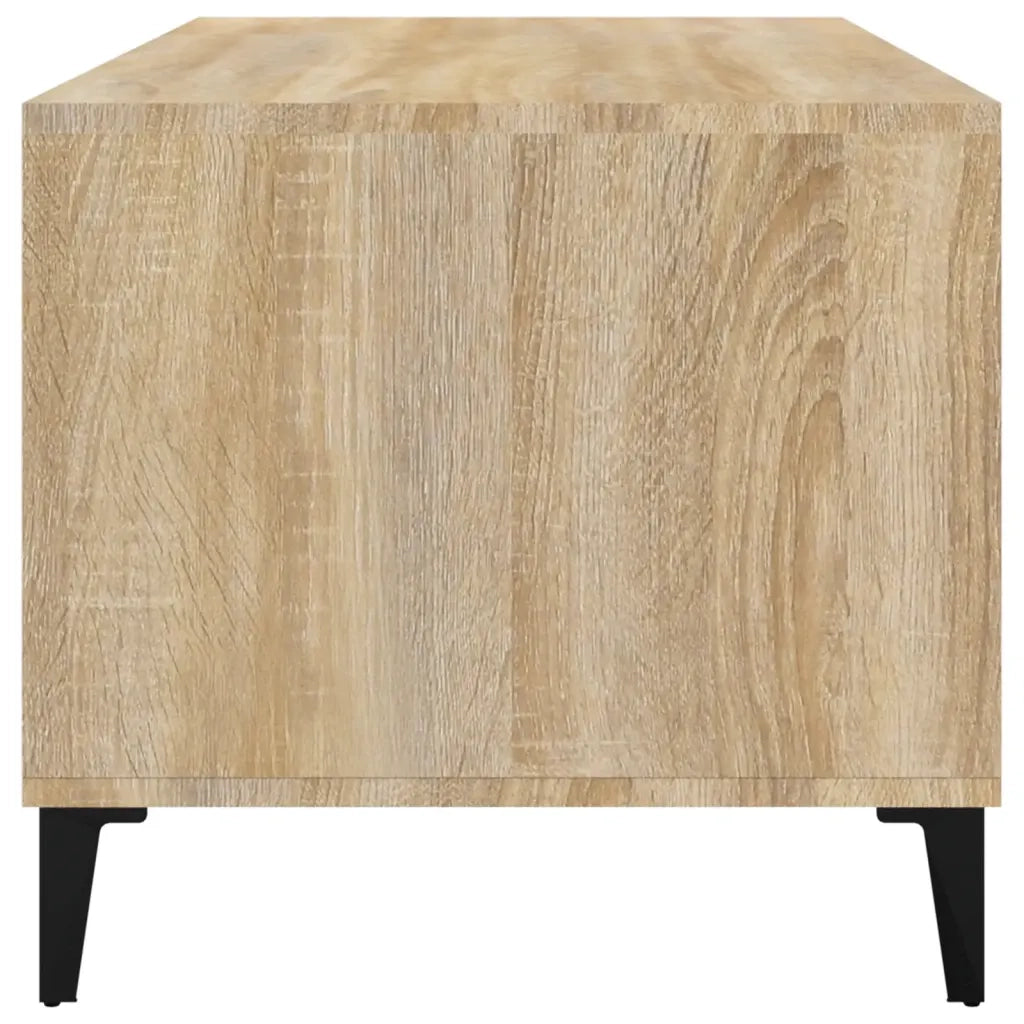 Tavolino da Salotto Rovere Sonoma 90x49x45 cm Legno Multistrato cod mxl 22719
