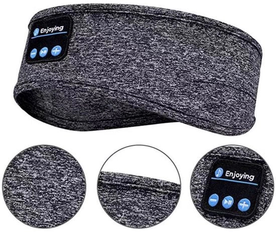 Cuffia wireless per sonno, cuffia sport con ricezione Bluetooth, altoparlanti ultradotti a stereofonia ad alta definizione, molto indicati per il sonno, lo sport, la corsa, lo yoga, l'insonnia, i viaggi in aereo, la meditazione (grigia)