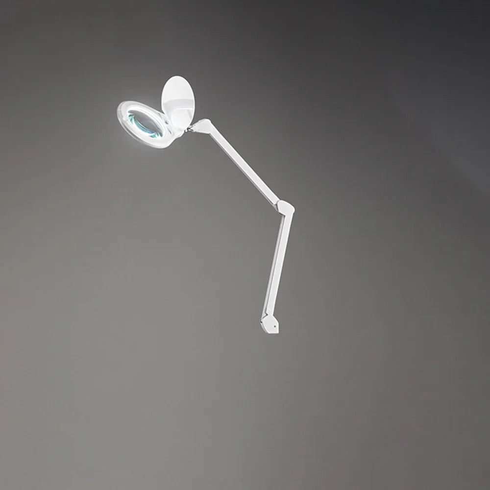 Lampada Da Scrivania Contemporanea Close Metallo Bianco Led 12W 3000K