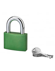 Lucchetto a chiave bombato, alluminio, 60mm, arco in acciaio temprato, 3 chiavi - Serrurerie de Picardie
