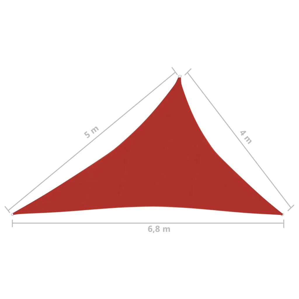Vela ombreggiante 160 g/m² rossa 4 x 5 x 68 m HDPE 02_0009282