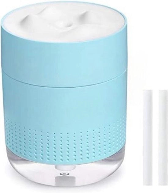Umidificatore per Camera da Bambino - Umidificatore per Camera da Soggiorno - Umidificatore per Camera da Bambino - 500ml - Blu Pastello