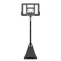 Canestro da Basket Esterno Altezza Allungabile 245-305 cm Base Zavorrabile Nero