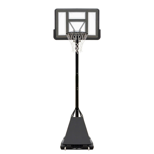 Canestro da Basket Esterno Altezza Allungabile 245-305 cm Base Zavorrabile Nero