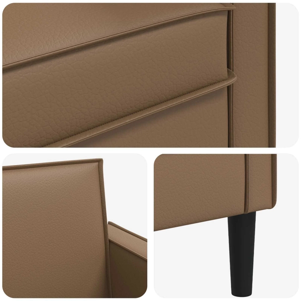 Poltrona XL Cappuccino Similpelle 42043523