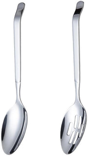 Serviziotabletti in Acciaio Inossidabile - Dimensioni 27,5 cm x 5,8 cm - Adatto per Buffet - Facile da Utilizzare - Cucchiaio da Servire