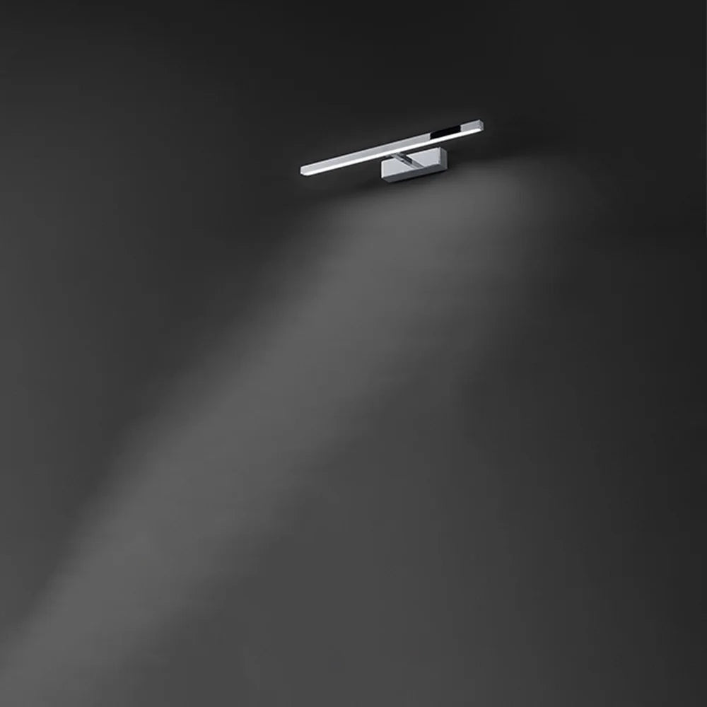 Applique Moderna Riga Metallo Cromo Acrilico Led 12W 3000K