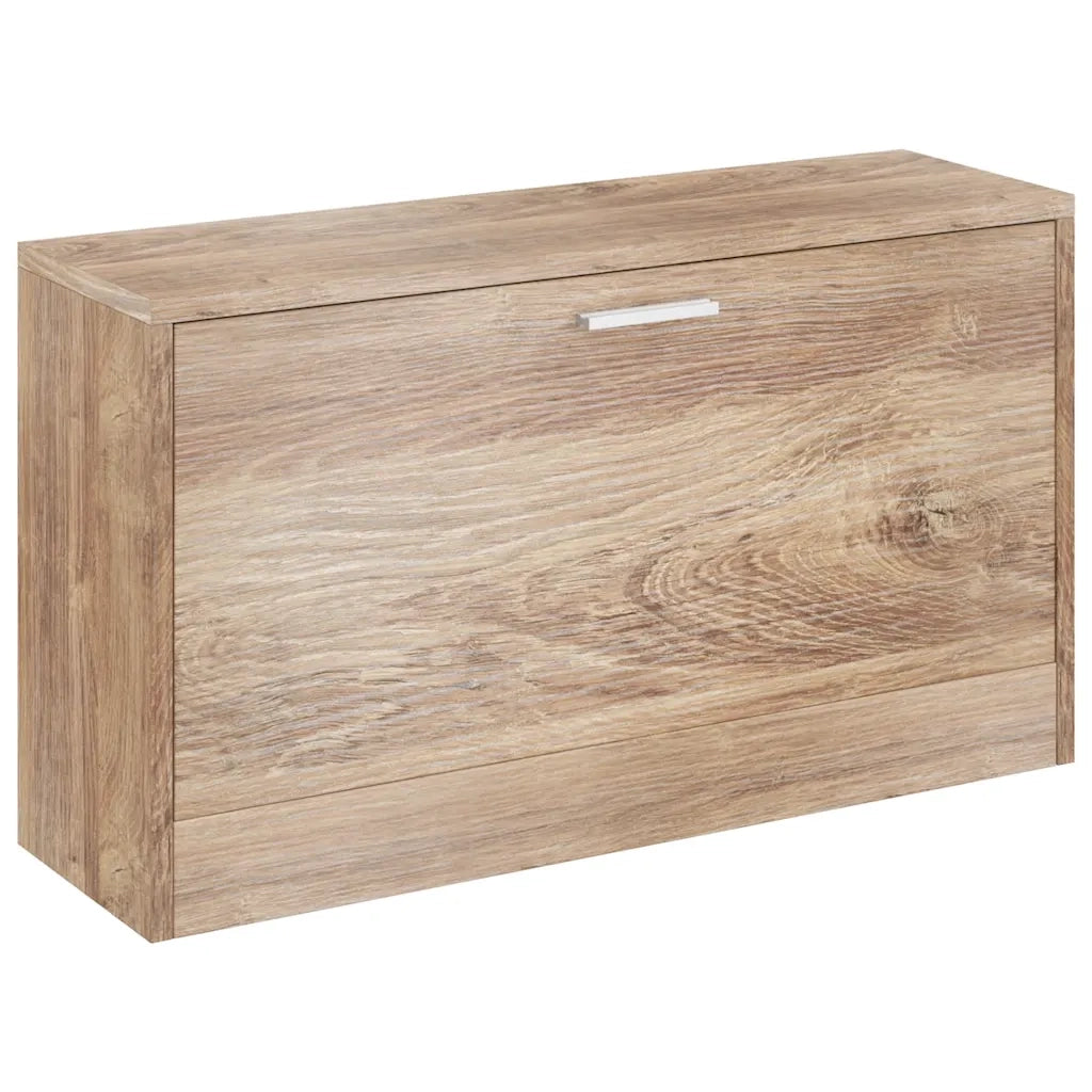 Panchina con Scarpiera Colore Rovere 80x24x45 cm