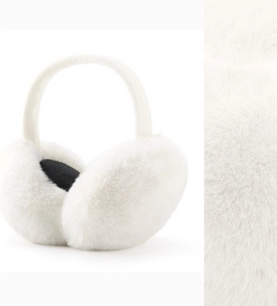 Occhiali da sole di piuma, cappelli di piuma, cappelli pieghevoli, cappelli morbidi e caldi, cappelli impermeabili e di velluto, cappelli unisex, cappelli di imitazione pelliccia di coniglio - [Classico imitazione pelliccia di coniglio] bianco