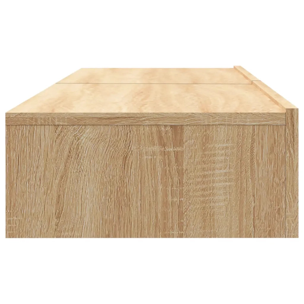 Mobili Porta TV con Luci LED 2pz Rovere Sonoma 60x35x15,5 cm 842891