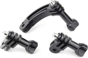 Montaggio Universale per Gopro Hero Serie - Kit Compatibile con Accessori - Adattatore di Estensione Rotante con Braccio di Pivot - Viti a Molla