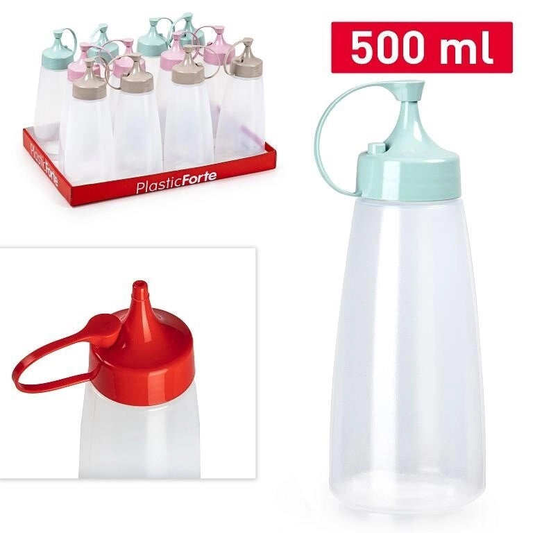 1 Pezzo Bottiglia Dispenser Texas 500 ml 3 Colori Disponibili