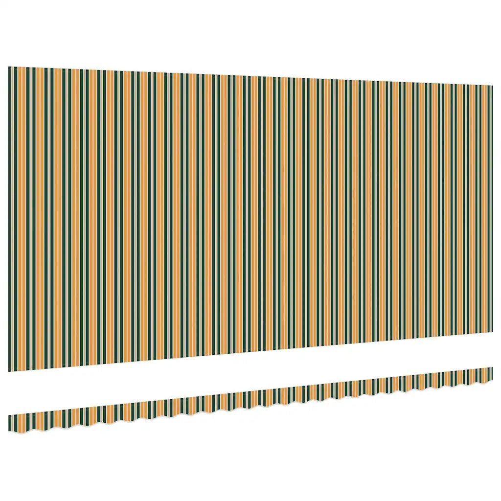 Telo di ricambio per tenda da sole Verde e giallo 580 x 295 cm 42000650