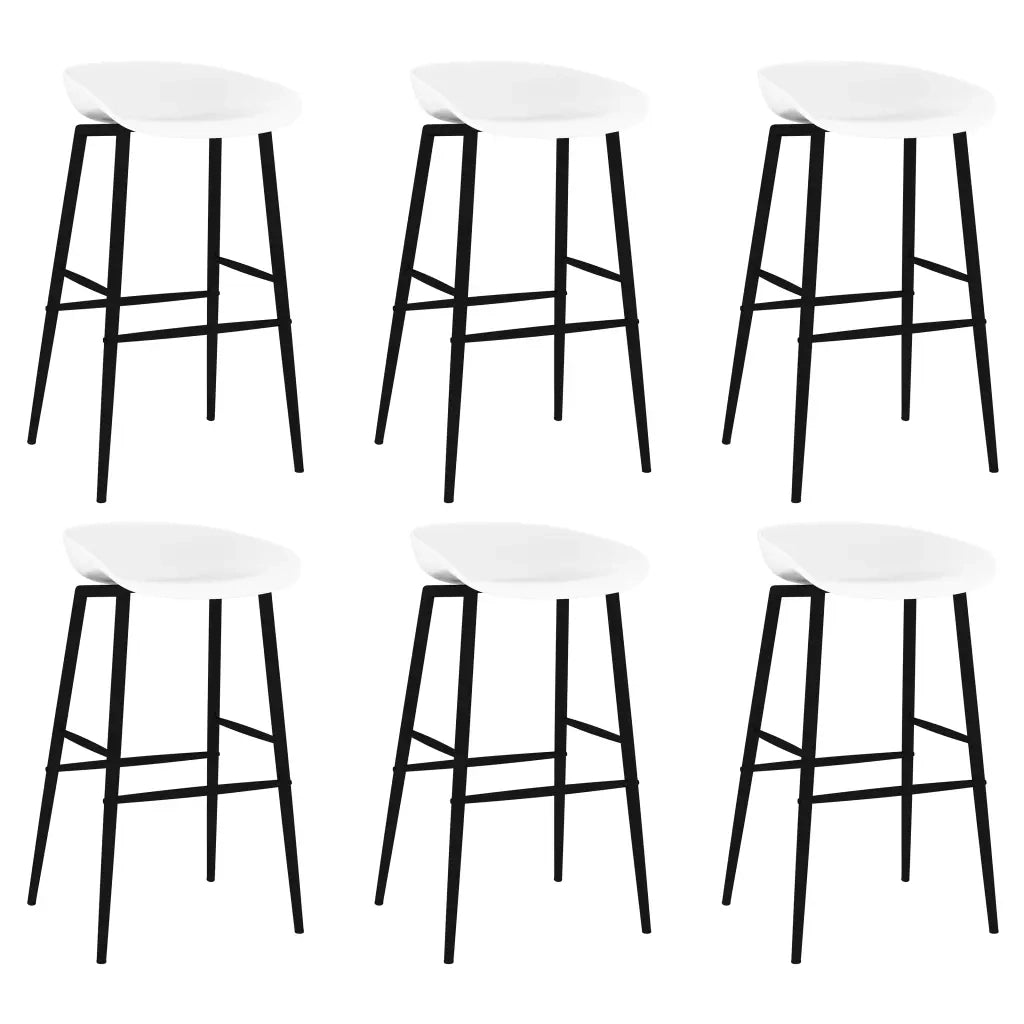 Set da Bar 7 pz Nero e Bianco 3057396