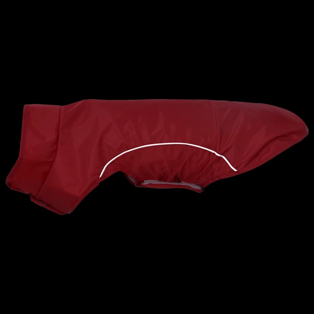 Impermeabile per Cani con Strisce Riflettenti Poliestere M CFW5820925