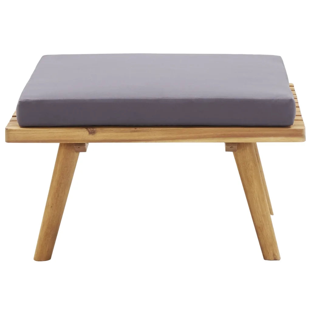 Set Divani da Giardino 5 pz in Legno Massello di Acacia 46678
