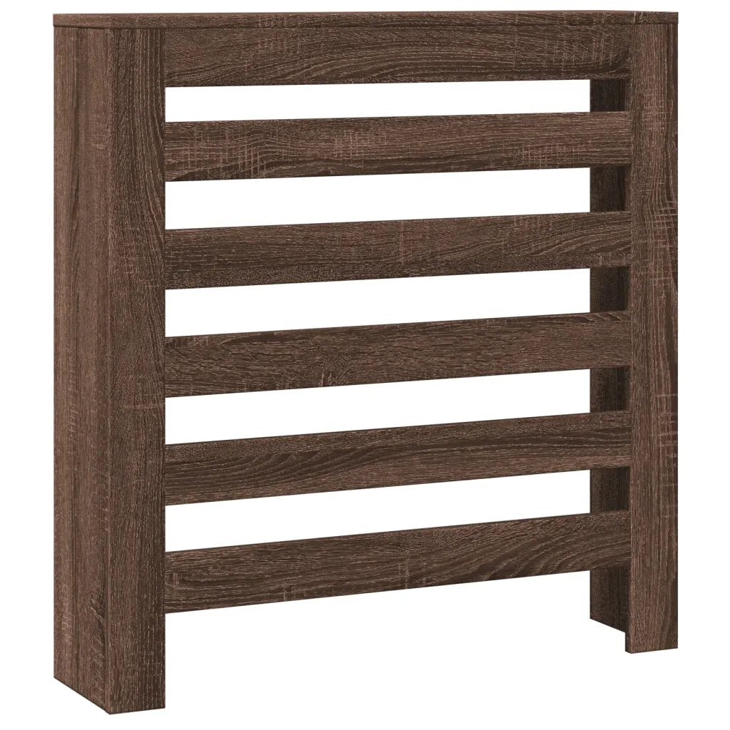 vidaXL Copertura Termosifone Rovere Marrone 78x20x82 Legno Multistrato
