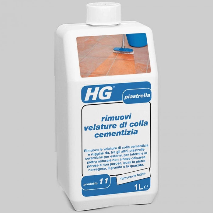 RIMUOVI VELATURE COLLA CEMENTIZIA