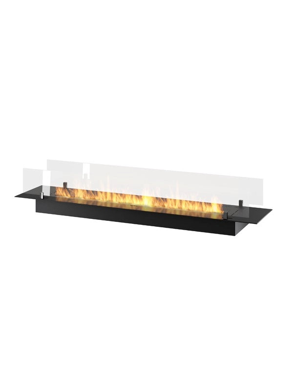 INSERT SLIM - Biocamino a bioetanolo da incasso nero con vetri - 1500